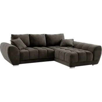 Pohovka Windsor & Co Sametová rozkládací pohovka Nuage 285 cm, pravá