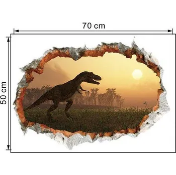 Samolepící dekorace Samolepka na zeď | 3D dekorace na zeď, dinosauři - Dinosaur 21