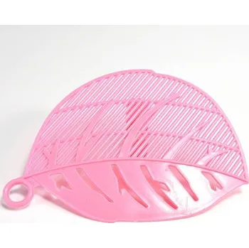 Cedník na rýži | vychytávka do kuchyně, styl list - 4 barvy - Růžová