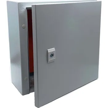 Rozvaděč Tracon electric Ocelově-plechová rozvodnice, šedá 400x400x200mm 400×400×200mm