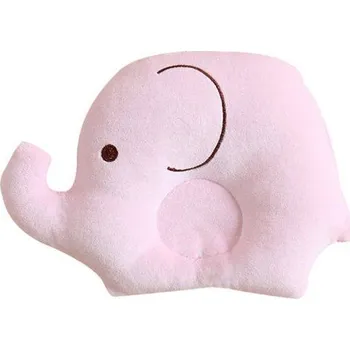 Dekorativní polštářek Polštářek pro novorozence | podhlavníček, styl slon - Růžová