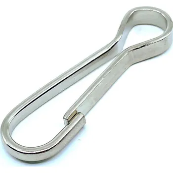 EU SELECT Pružinová karabinka bez obrtlíka pozinkovaná 120mm 120mm