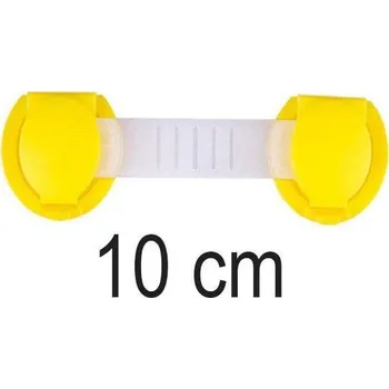 Dětský bezpečnostní prvek Dětská pojistka na šuplík | bezpečnostní zámek - žlutá krátká