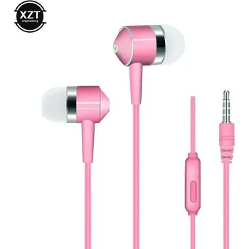 Sluchátka Barevná sluchátka | špuntová sluchátka - 8 barev - Růžová