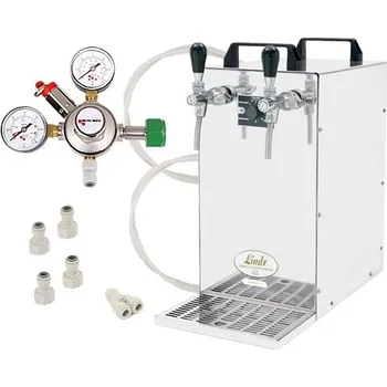 Chladicí zařízení na pivo Lindr KONTAKT 70 Green Line sestava s redukčním ventilem N2