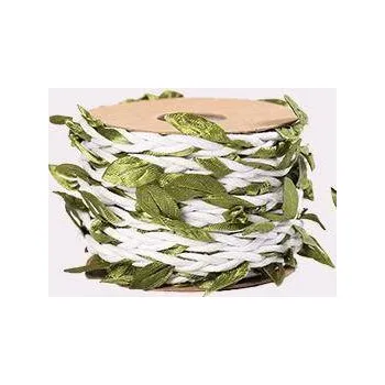 Svatební dekorace Dekorace na svatbu | dekorační provázek s lístky, délka - 5 m - V2