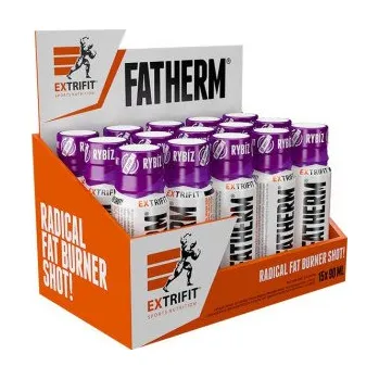 Spalovač tuku Extrifit Fatherm Shot 15 x 90 ml black currant