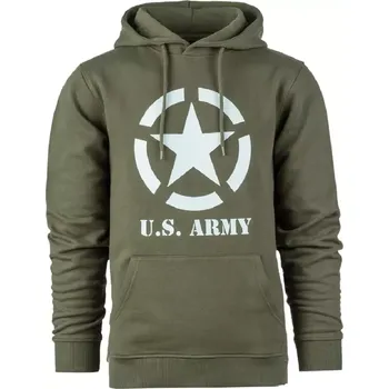 Pánská mikina FOSTEX® Mikina s kapucí ALLIED STAR oliva