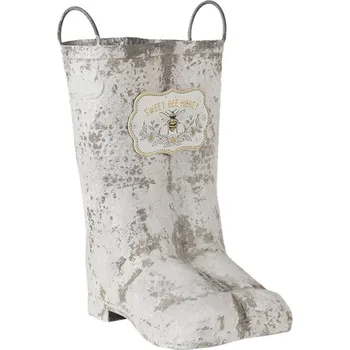 Obal na květináč Dekorační obal na květiny ve tvaru gumáků – 18x24x31/35 cm