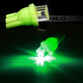 Autožárovka Parkovací světlo - LED ZELENÉ - bezpaticové, sada 2ks (Parkovací světlo - LED - bezpaticové, sada 2ks )