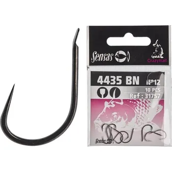 10ks - Háček Sensas Crazy Bait 4435 Barbless Velikost 12