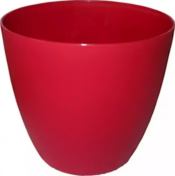 Květináč Ella Lesk dekorativní květináč červená 18cm
