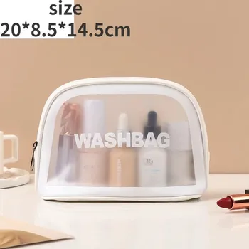 Kosmetická taška Cestovní kosmetická vodotěsná taška - bílý S