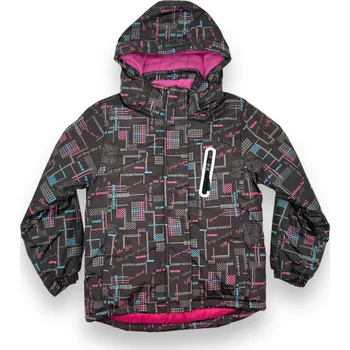 Dívčí bunda FeiTeng Dívčí šedá zimní bunda Barva: Šedá, Velikost: 116/122