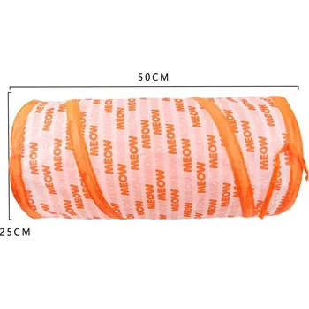 Hračka pro kočku Tunel pro kočky s míčkem | skládací prolézačka pro kočky - 52