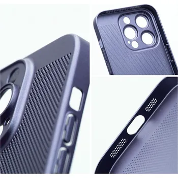 Pouzdro na mobilní telefon Beweare Airy perforovaný kryt na Samsung Galaxy S23 FE - modrý