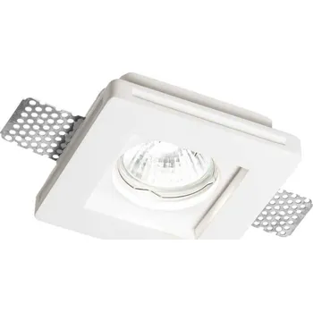 Bodové svítidlo Zápustné svítidlo Ideal Lux Samba FI1 square small D60 150291 bílé 10x10cm GU10 1x35W