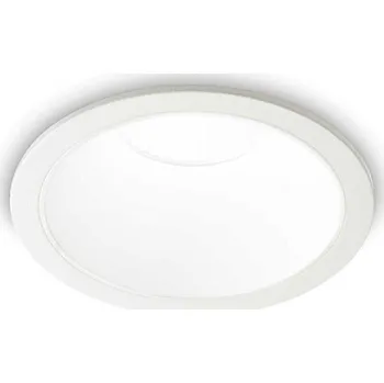Bodové svítidlo LED Zápustné bodové svítidlo Ideal Lux GAME ROUND WH WH 4000K 267975 11W 850lm 4000K IP20 8,5cm kulaté bílé