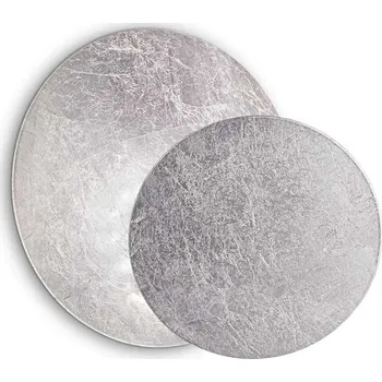 Nástěnné svítidlo LED Nástěnné svítidlo Ideal Lux Tick AP Argento 238951 6W 390m 3000K IP20 stříbrné