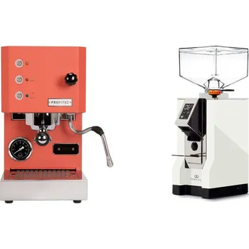 Kávovar Profitec GO, red + Eureka Mignon Perfetto, CR white