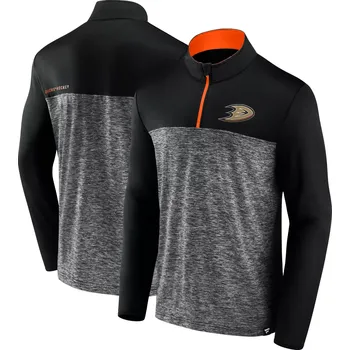 Pánská mikina Pánská mikina Fanatics Mens Iconic Defender 1/4 Zip Anaheim Ducks