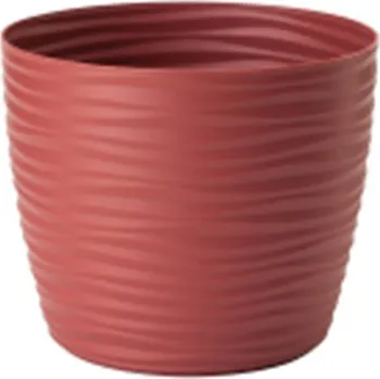 Květináč Květináč SAHARA PETIT marsala 19 cm