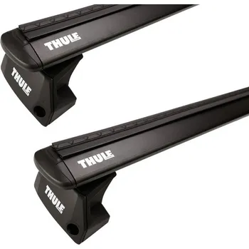 Příčník na automobil Střešní nosič Thule s hliníkovou EVO tyčí černý Renault Mégane (Mk. IV) 5-dr Estate s integrovanými střešními podélníky 16+
