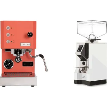 Kávovar Profitec GO, red + Eureka Mignon Specialita, CR white