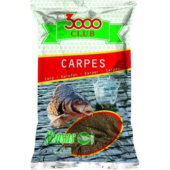 Návnadová surovina SENSAS - Krmení 3000 Club Carpes Jaune (kapr žlutý) 1 kg