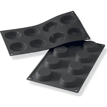 Martellato Silikonová forma Tartelletes - černá (8 ks)