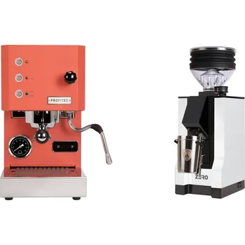 Kávovar Profitec GO, red + Eureka Mignon Zero, BL white