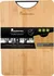 Kuchyňské prkénko Masterpro BGMP-5251 bambusové prkénko s černou rukojetí 35 x 25 cm