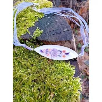 Náhrdelník Náhrdelník Levandulová v bílé (Náhrdelník Levandulová v bílé)