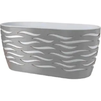 Truhlík Truhlík SAHARA DUO BETON/BÍLÁ 35 cm