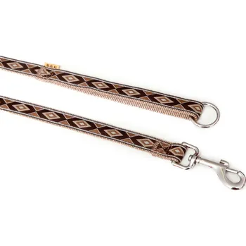 Vodítko pro psa BAFPET Popruhová vodítka INKA Barva: Hnědá, Rozměr: 20mm x 150cm 18211I
