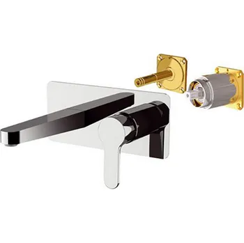 Vodovodní baterie Hopa Pira Podomítková umyvadlová baterie, bílá matná, BAREW15LKB37