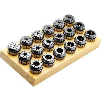 Sada kleštin ER32, v sadě 18ks, 472E-S, DIN6499, Kemmler