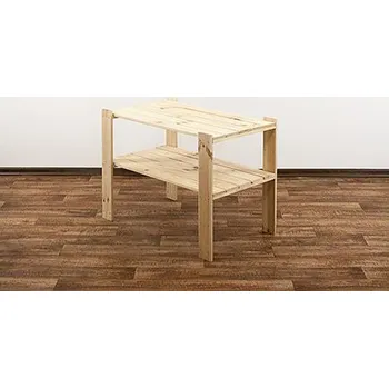 Dílenský regál Dřevěný regál MAXI 2M 64x80x50 - borovice