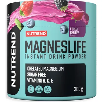 Nutrend MAGNESLIFE Instant drink powder - lesní plody, 300g