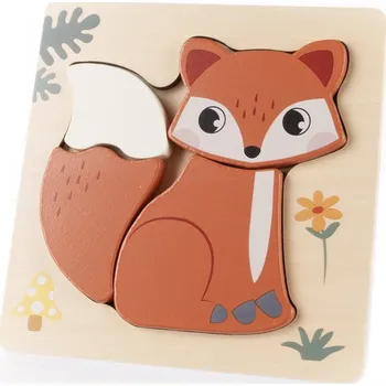 Zopa Dřevěné puzzle malé Fox