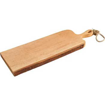 Kuchyňské prkénko Krájecí prkénko s rukojetí mangové dřevo, 59x19x2,5 cm - Zassenhaus Prkénko na krájení s rukojetí 59x19x2,5 cm, olivové dřevo - Zassenhaus