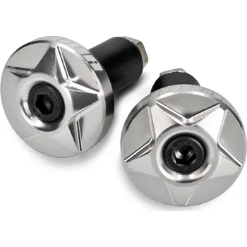 Voca Racing Koncovky řidítek VOCA CNC 14mm - stříbrná VCR-SD970/AL