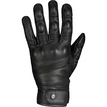 Moto rukavice IXS Dámské kožené rukavice iXS BELFAST 2.0 černé - XL