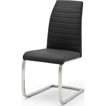 Jídelní židle VÝPRODEJ: Jídelní židle FLORES A ekokůže antracit