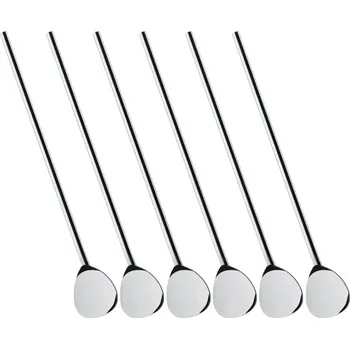 Příbor Koktejlová lžička s brčkem, 6ks - Cilio Lžička na koktejly s brčkem, 6 ks - Cilio