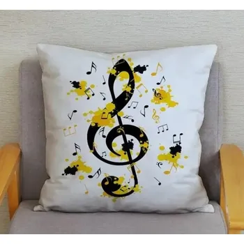 Povlak na dekorativní polštářek AE production Povlak na polštářek HOUSLOVÝ KLÍČ