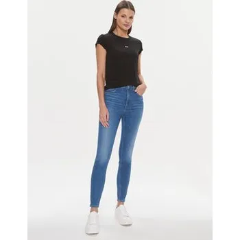 Dámské džíny Boss Jeansy Maye Hr C 1.0 50512725 Modrá Skinny Fit 27