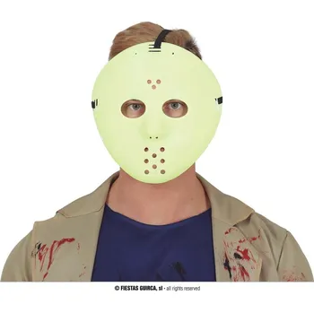 Karnevalová maska Fiestas Guirca Hokejová mask fluoreskující