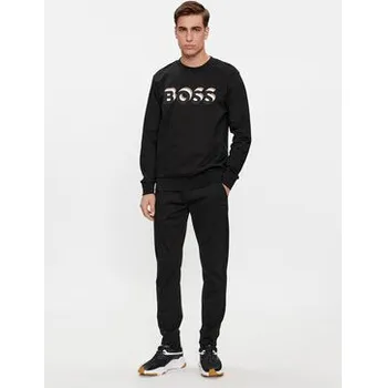 Pánské oblečení Boss Mikina Soleri 07 50507939 Černá Relaxed Fit XXL