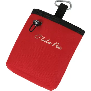 Pamlskovník O'lala Pets Kapsička na pamlsky 10 x 15 cm červená